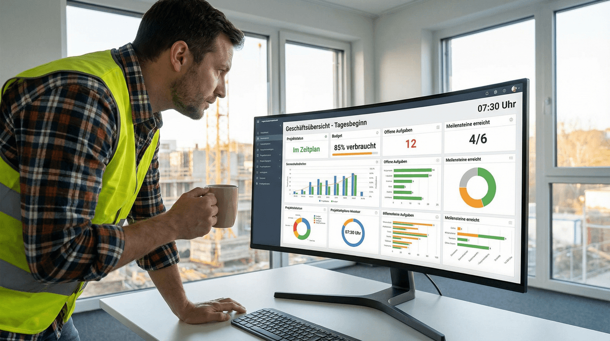 KI Dashboard für Nachunternehmer
